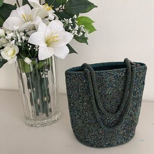 Beautiful  Beaded Multicolored Purse